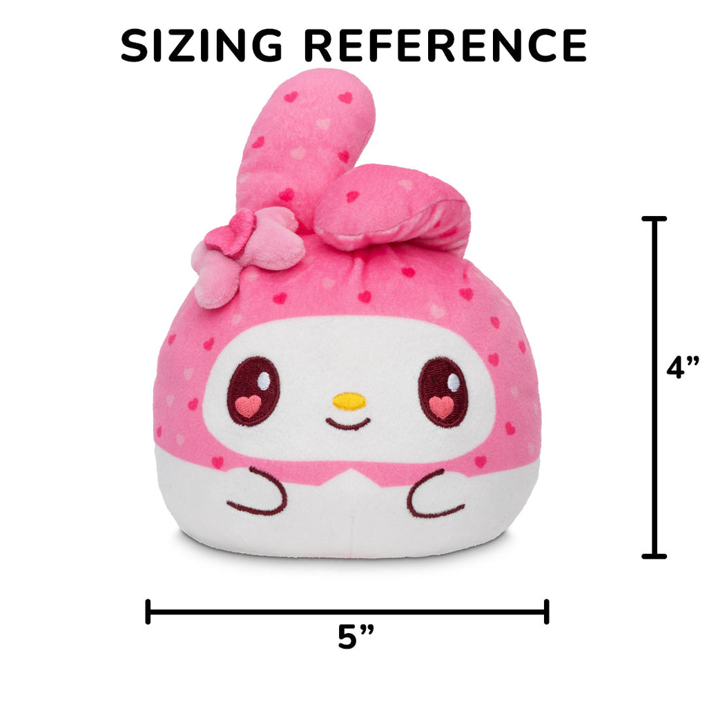 Valentine Present My Melody 4" Reversible Plushie