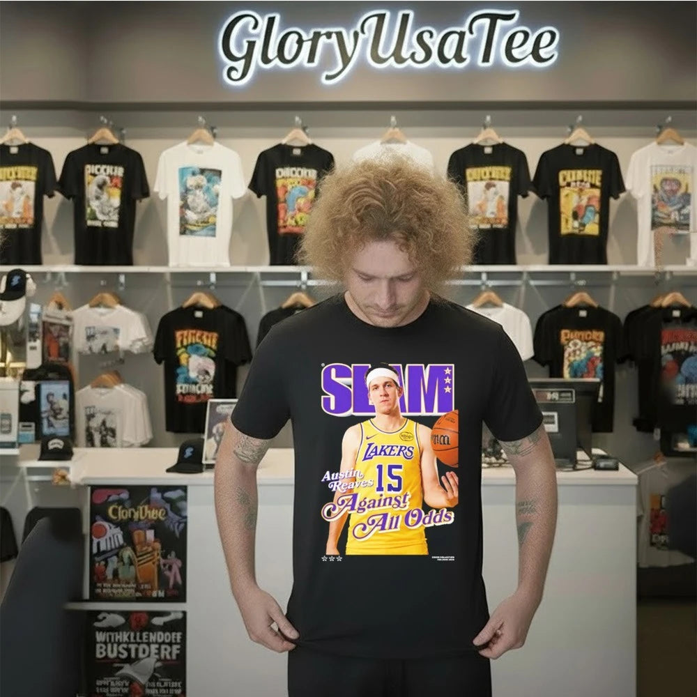 SLAM 260 Cover Tee Austin Reaves Against All Odds Los Angeles Laker NBA T-Shirt