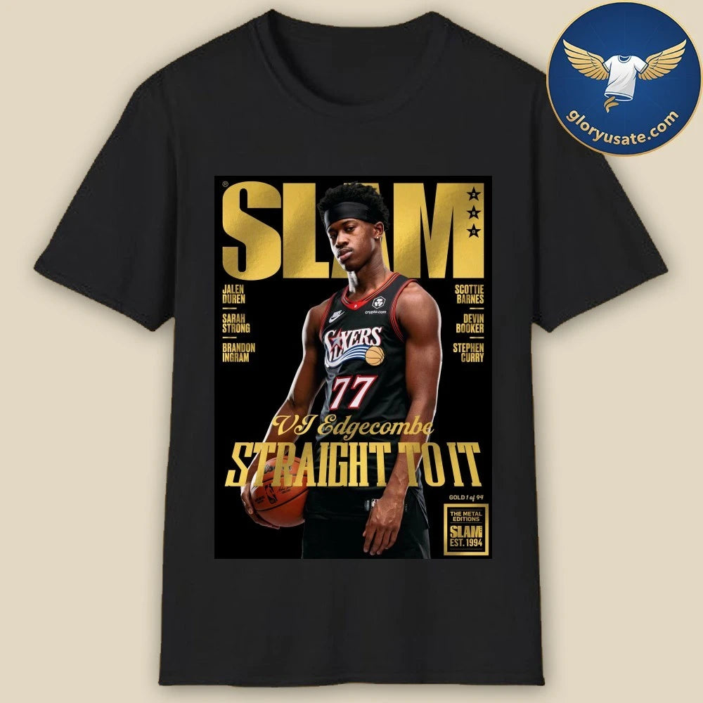 SLAM 260 Gold Metal Cover Poster VJ Edgecombe Straight To It Magazine Poster Shirt