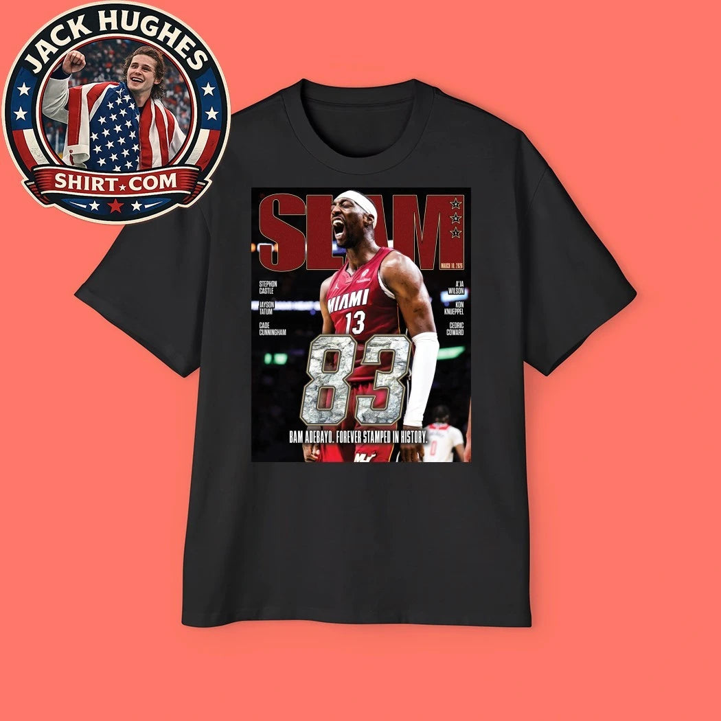 SLAM #261, honoring the historic milestone of Miami Heat player Bam Adebayo Shirt