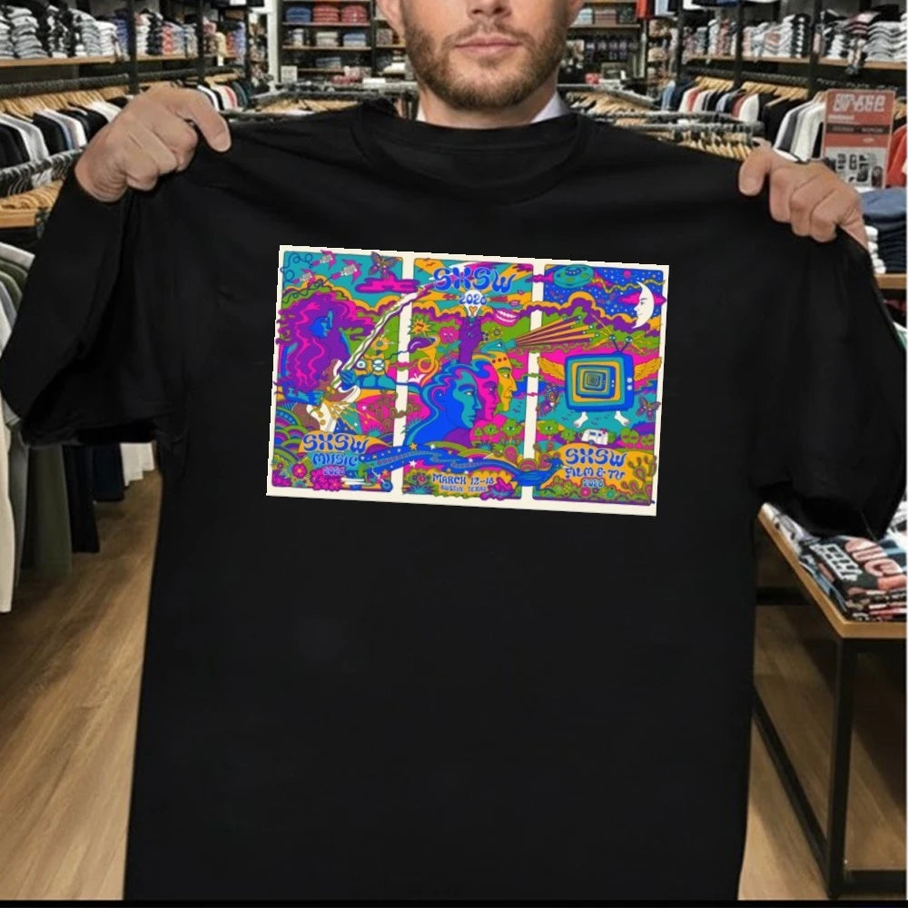 SXSW March 12-18 2026 Austin, Texas Poster Shirt