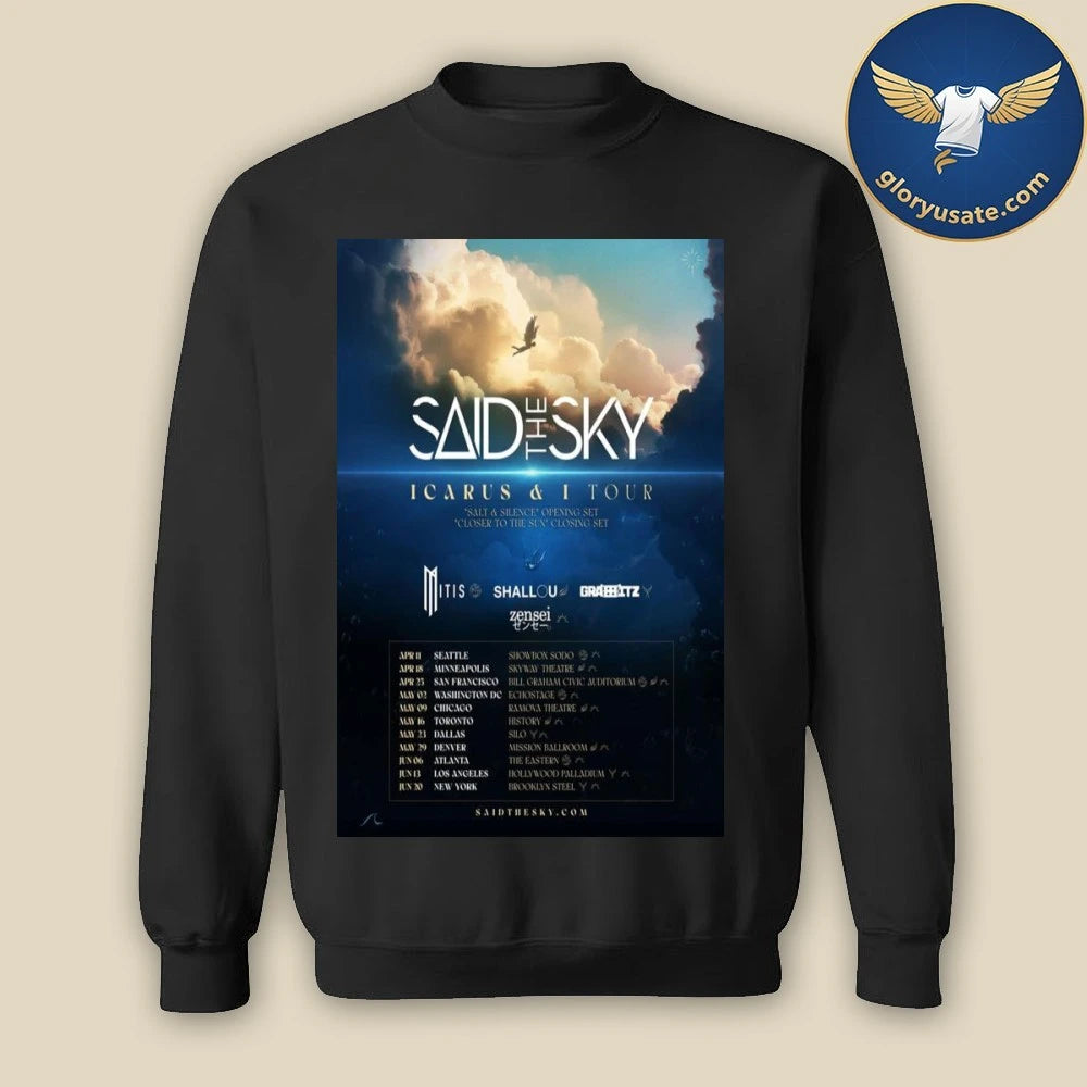 Said The Sky Icarus &amp; I Tour 2026 Poster Shirt
