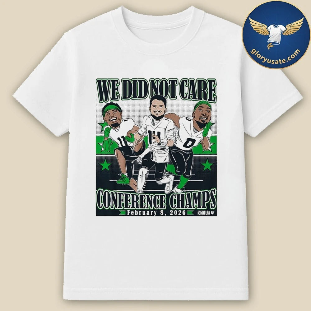 Sam Darnold, Jaxon Smith-Njigba, &amp; DeMarcus Lawrence Conference Champions Caricatures Graphic Shirt