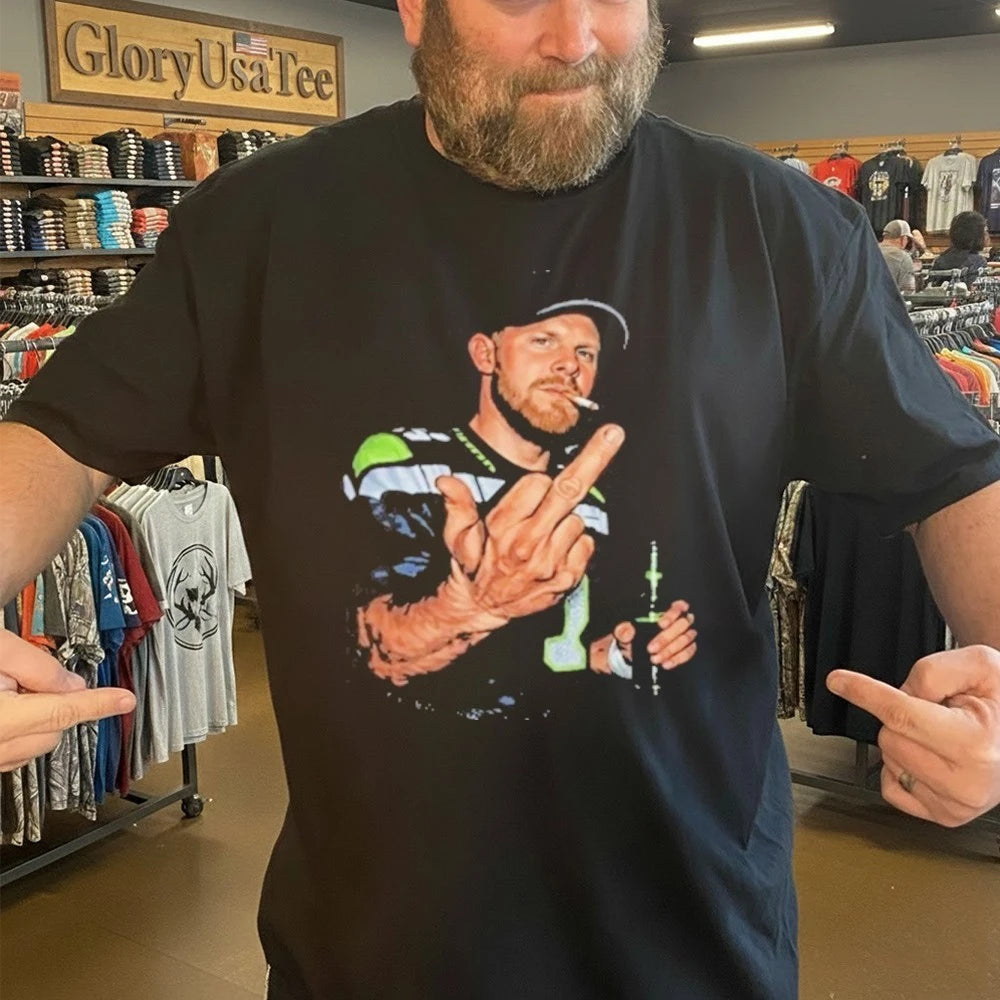 Sam Darnold Middle Finger Shirt Ernest Jones Sam Darnold Shirt