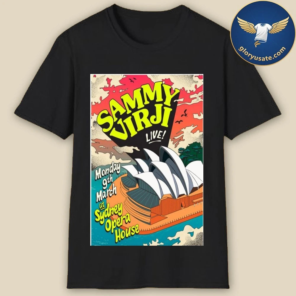 Sammy Virji Sydney Opera House March 9 2026 Concert Poster Shirt