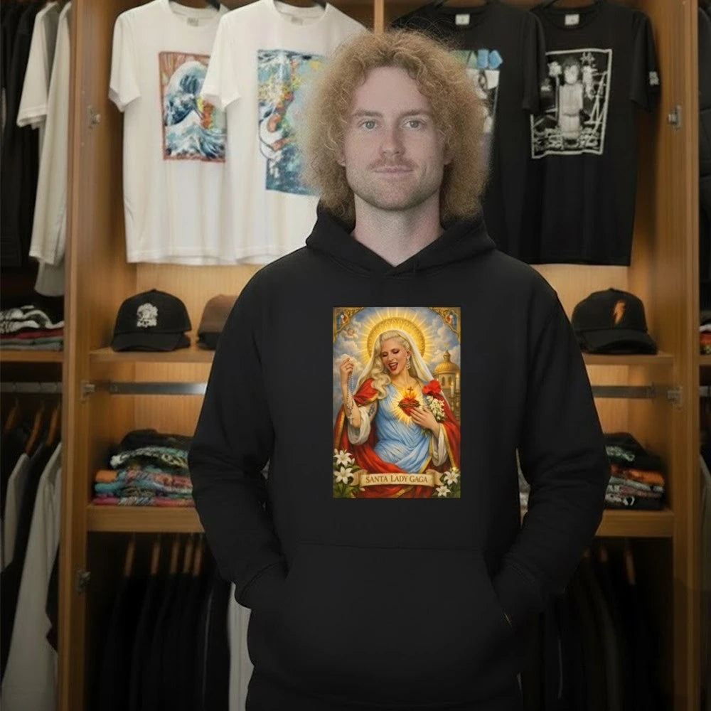 Santa Lady Gaga Jesus Shirt