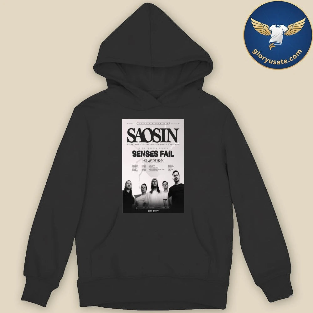 Saosin Tour Australia 2026 Poster Shirt