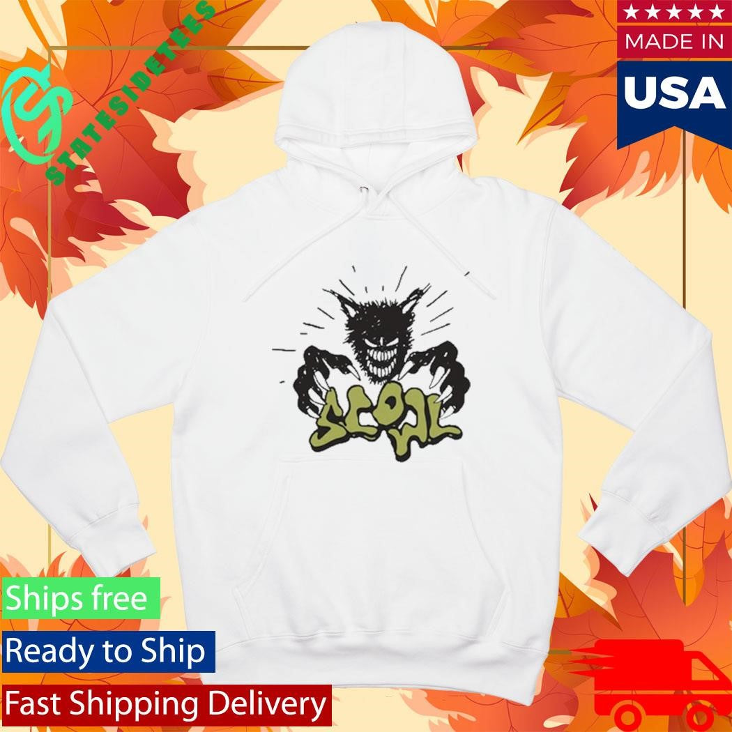 Scowl Cartoon Wolf T-Shirt
