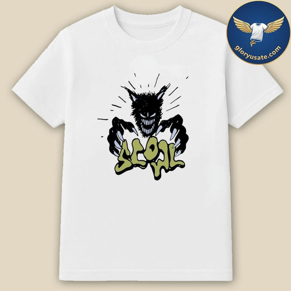 Scowl Wolf WHITE Shirt