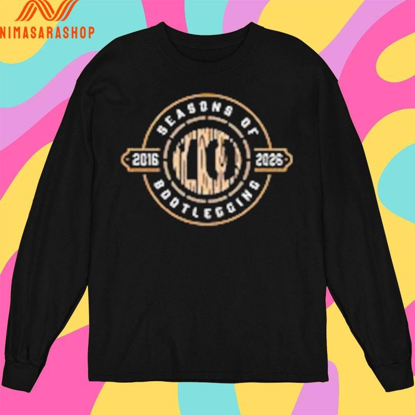 Seasons Of Bootlegger 2016-2026 Logo Shirts