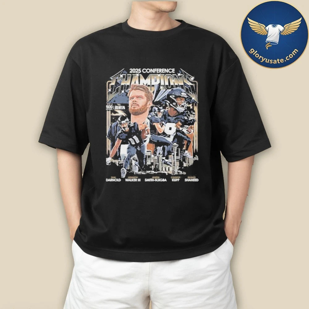Seattle Football 2025 Conference Champions T-Shirt