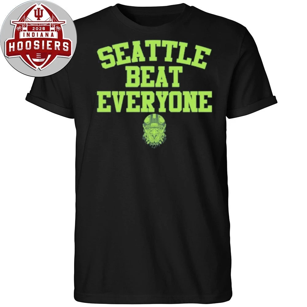 Seattle Football Beat Everybody Logo T-Shirt