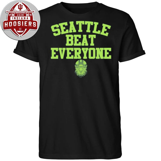 Seattle Football Beat Everybody Logo T-Shirt