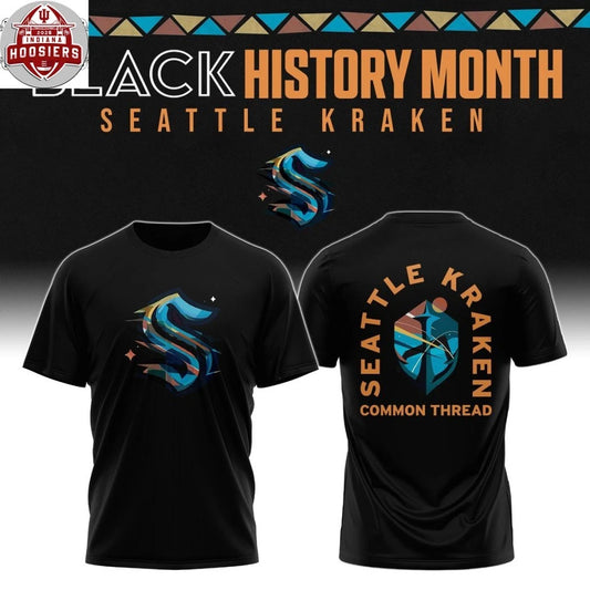 Seattle Kraken Black History Month Heritage Two Sided T-Shirt