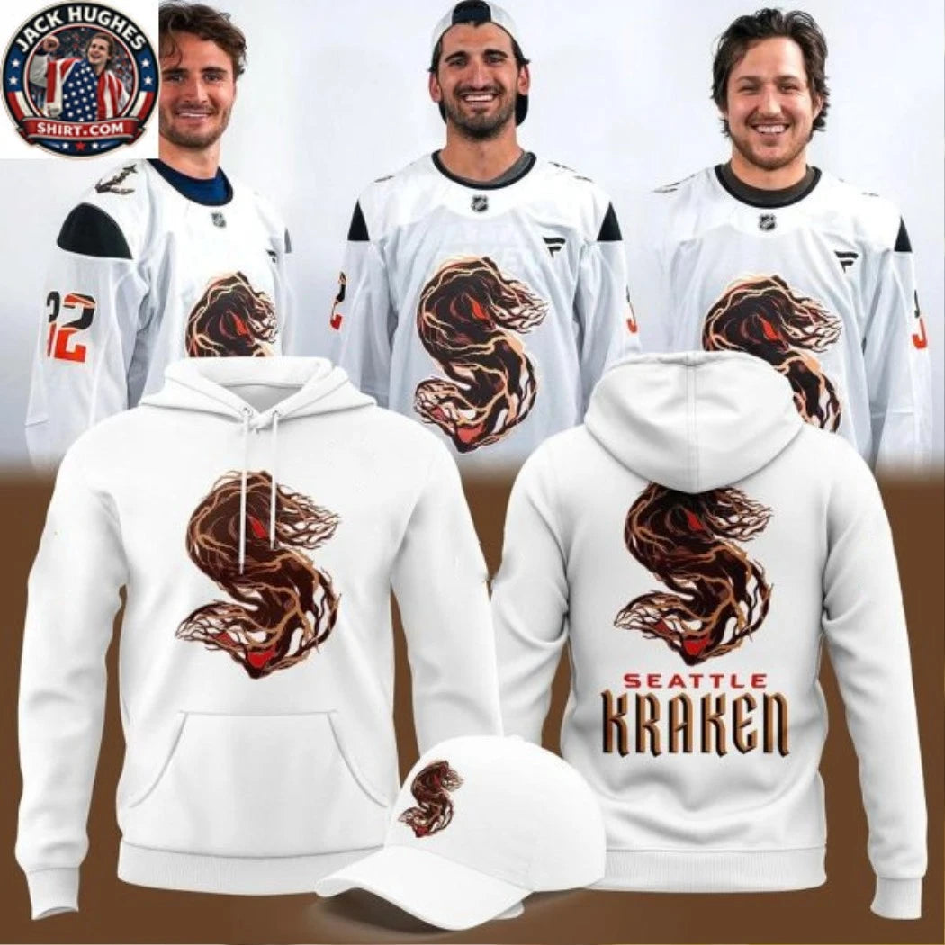 Seattle Kraken Women in Hockey Night 2026 Logo Two Sided T-Shirt