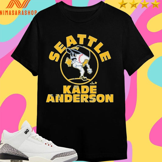Seattle Mariners Kade Anderson Baseball Buddies Shirts