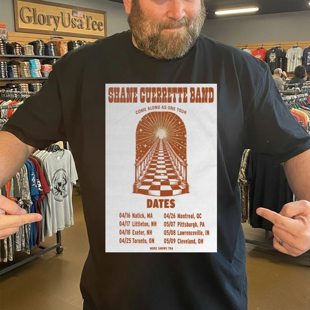 Shane Guerrette Come Along as One Tour 2026 Poster Shirt