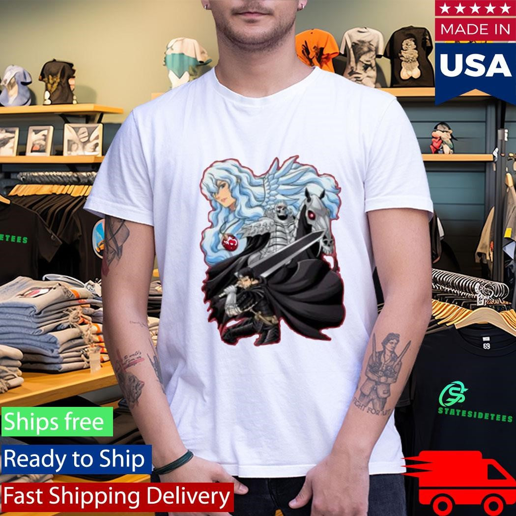 Shark Robot Black Swordsman Shirt
