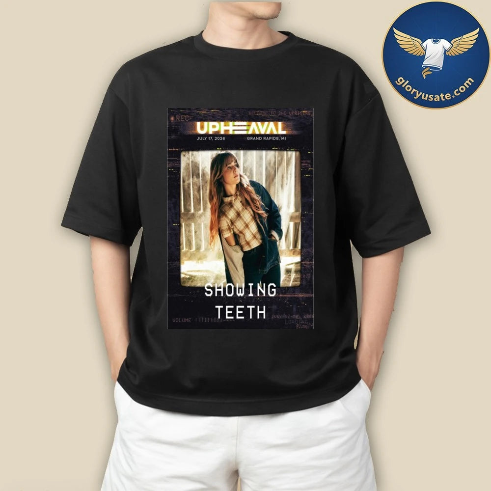 Showing Teeth July 17 2026 Belknap Park Grand Rapids Michigan Tour Poster Shirt