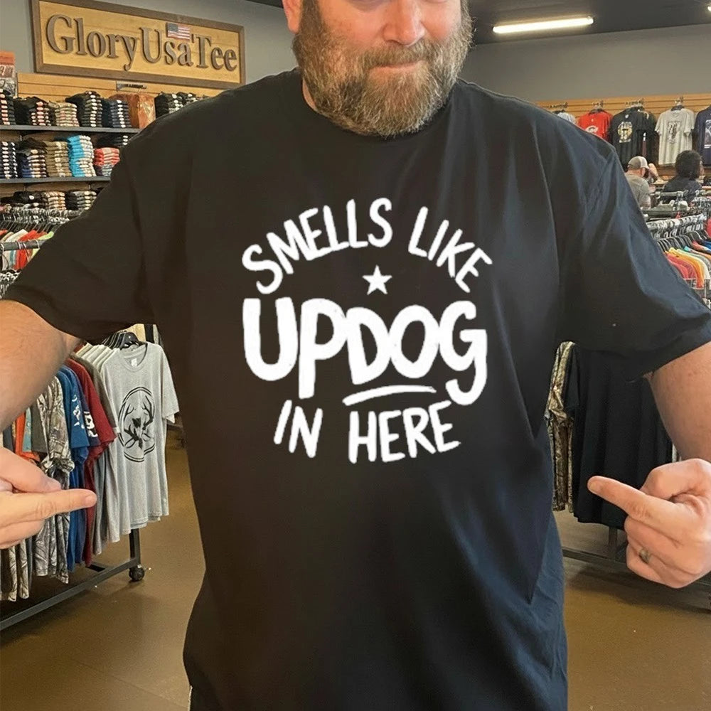 Shrinking Jimmy Smells Like Updog In Here Shirt