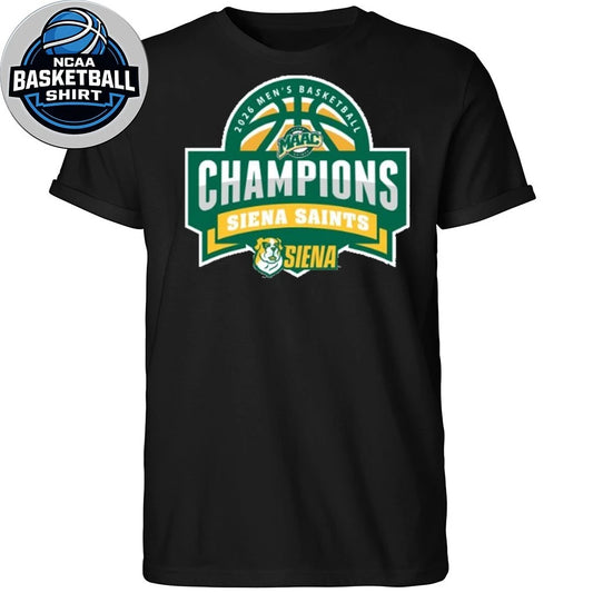 Siena Saints, from the University of Siena, won the 2026 Metro Atlantic Athletic Conference tournament Shirt