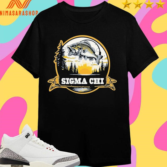 Sigma Chi Fishing Logo Shirts