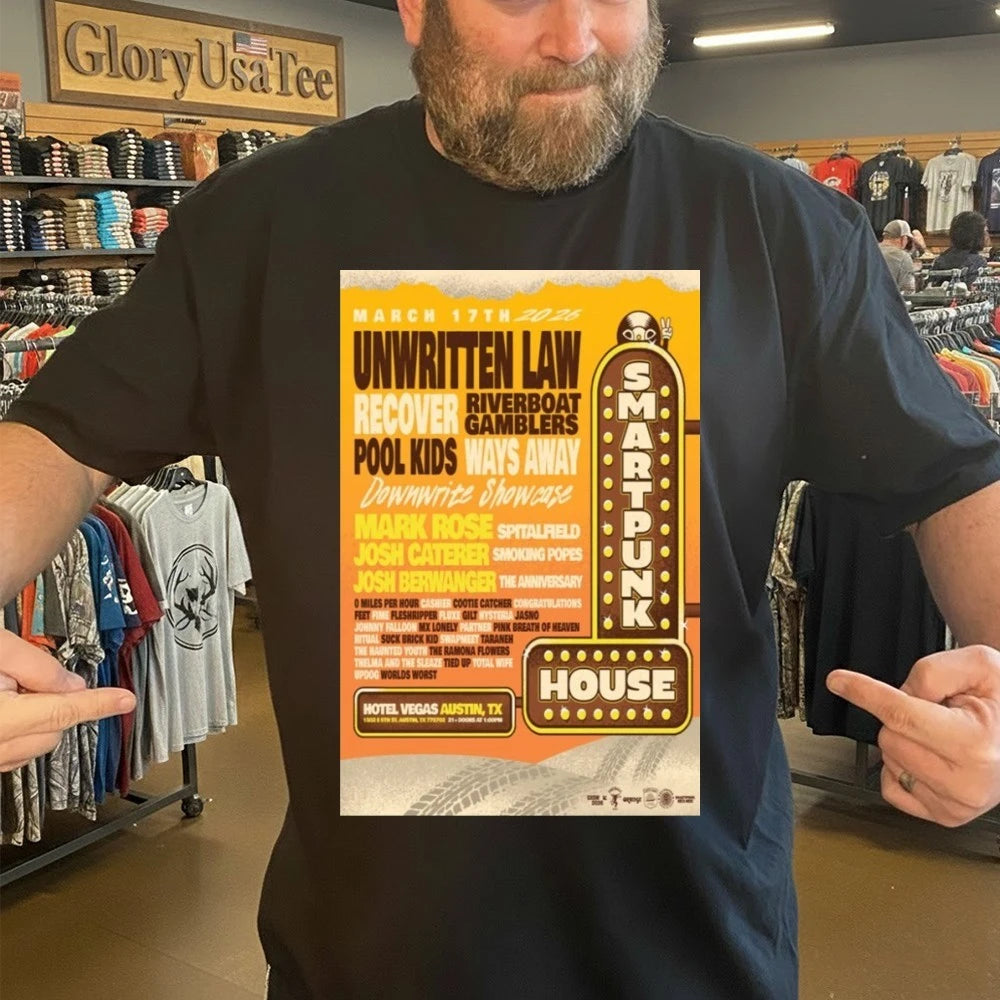 Smartpunk Records March 17 2026 Austin, TX Poster Shirt