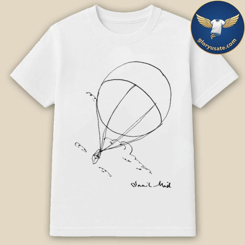 Snail Mail Hot Air Balloon Babydoll T-Shirt