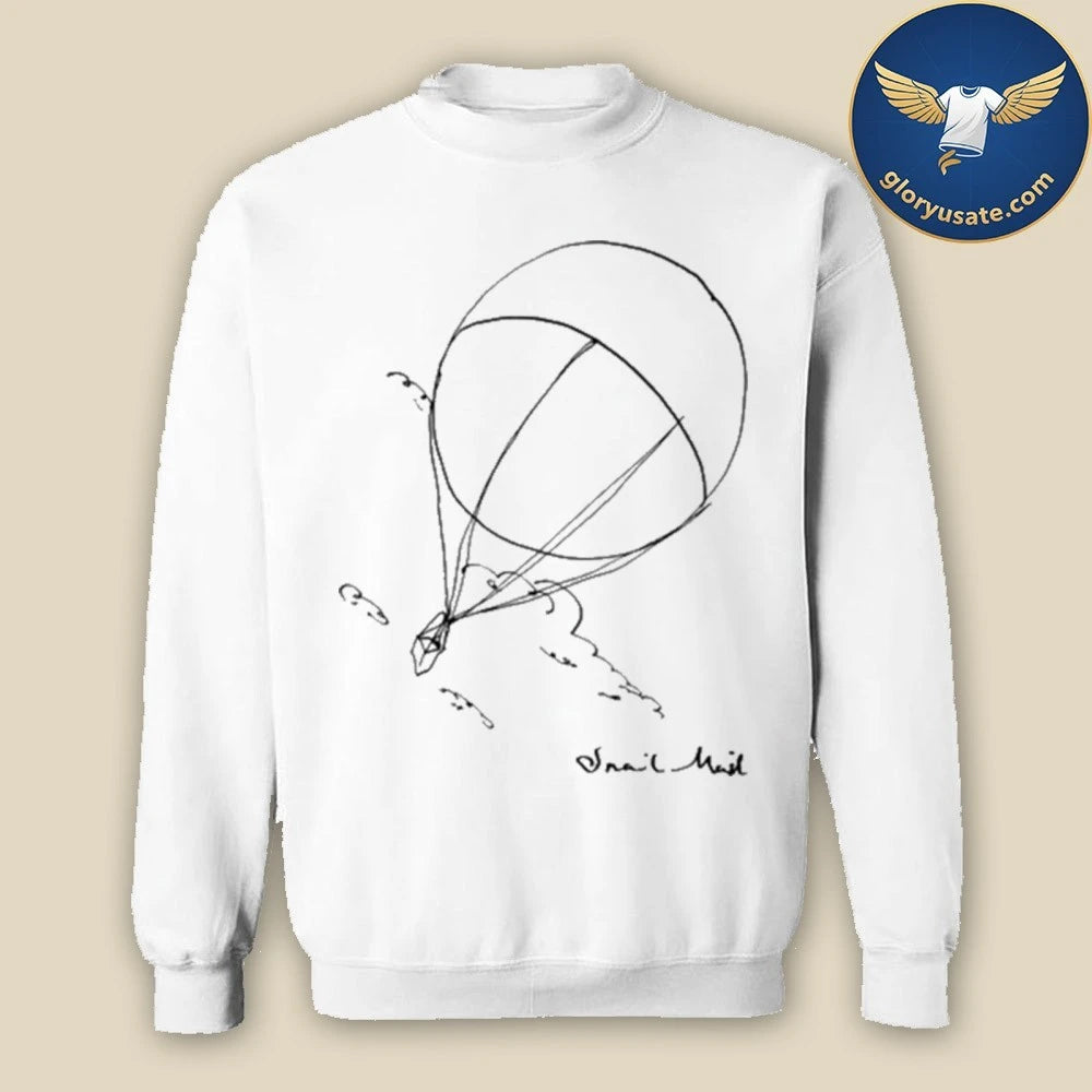 Snail Mail Hot Air Balloon Babydoll T-Shirt