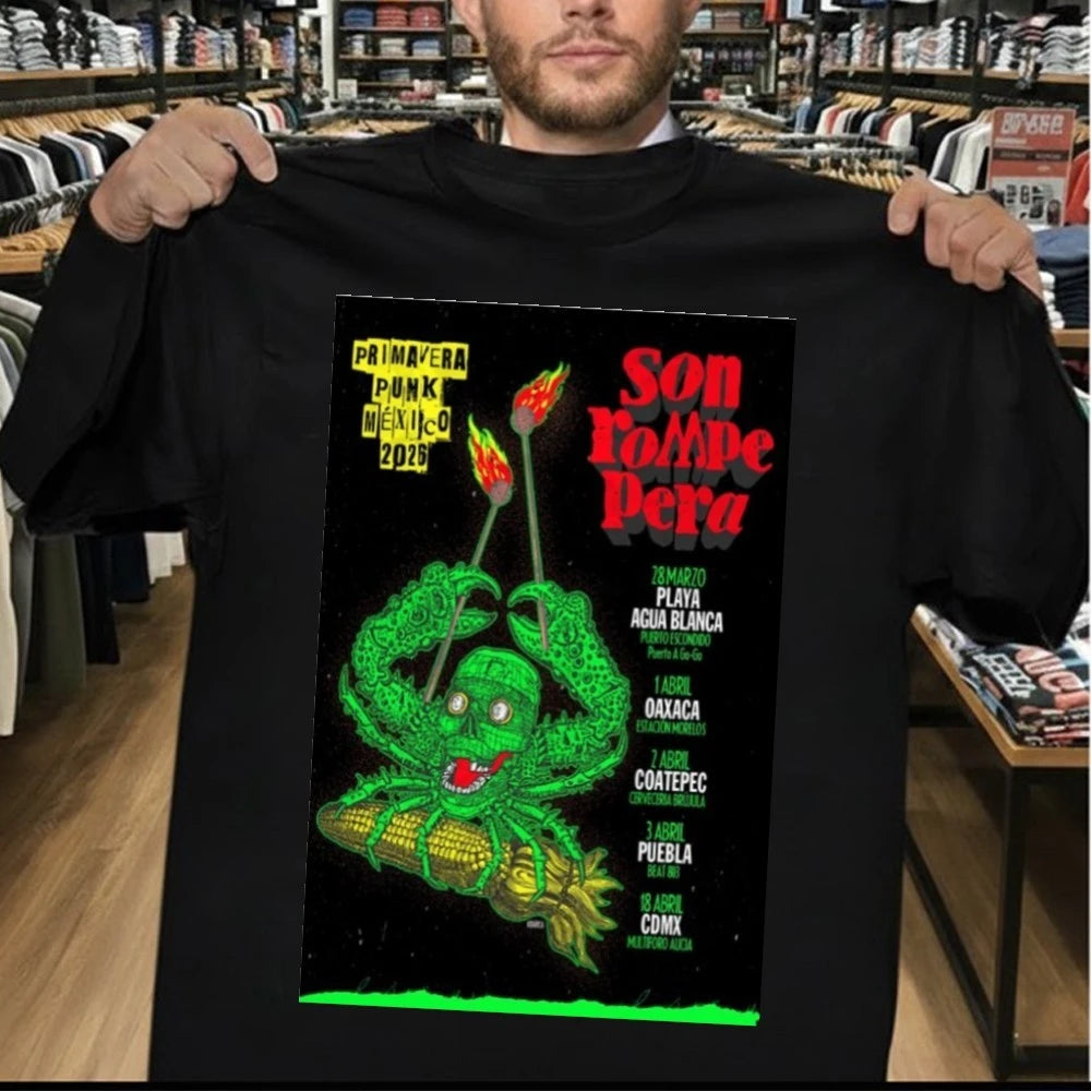 Son Rompe Pera Primavera Punk Mexico 2026 Poster Shirt