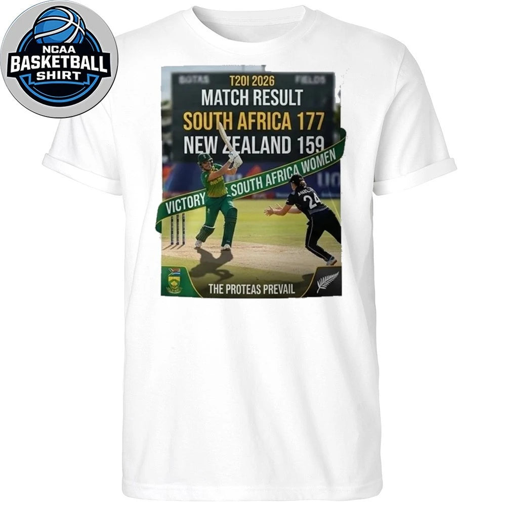 South Africa Women beat New Zealand Women at T20I 2026 Shirt