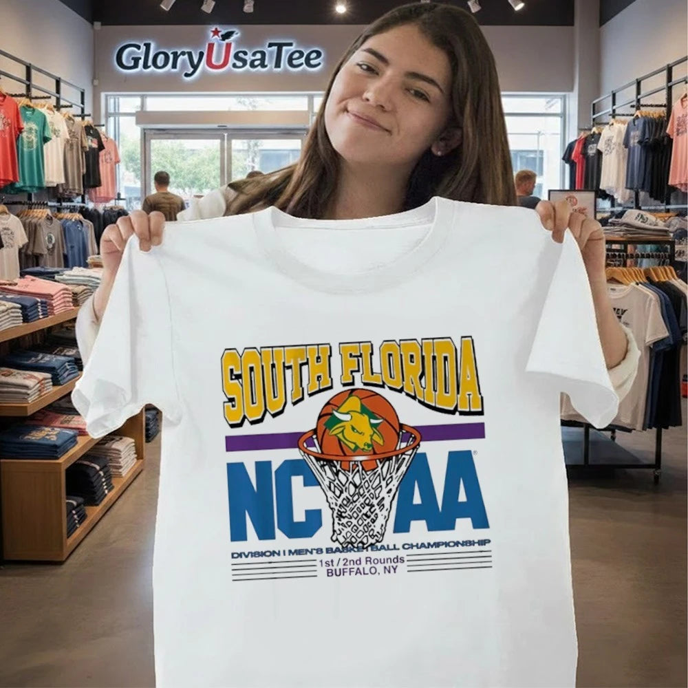 South Florida Bulls MBB 2026 NCAA Tournament Retro Vibes Division I Men’s Basketball Championship Shirt