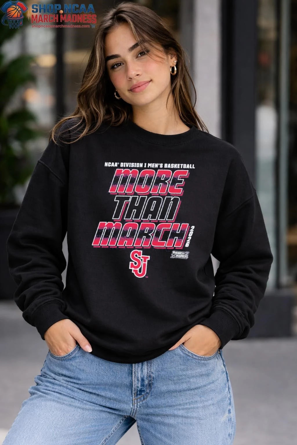 St John’s Red Storm Men’s Basketball NCAA Division I March Madness 2026 More Than March T-Shirt St John’s Red Storm