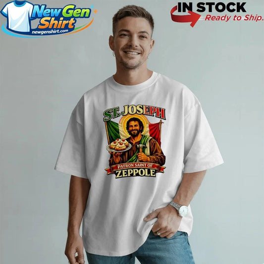 St Joseph Patron Saint Of Zeppole Shirt