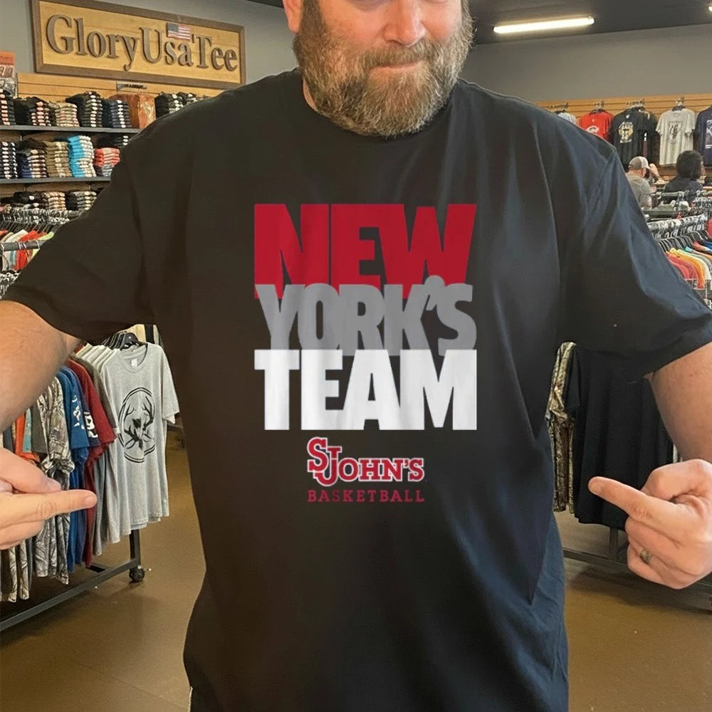 St. John’s Basketball New York’s Team Text Stack Shirt