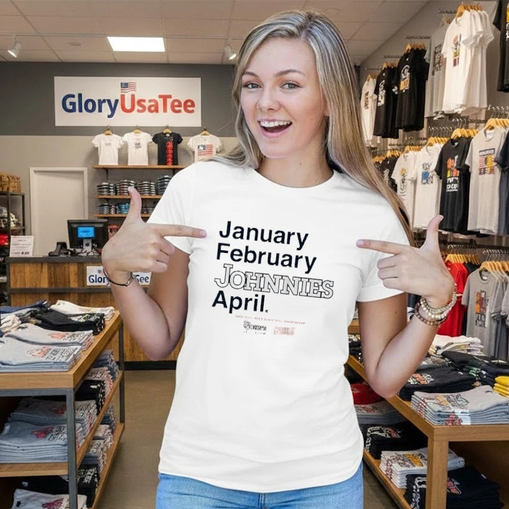 St. John’s Red Storm 2026 March Madness Month January February Johnnies April Shirt