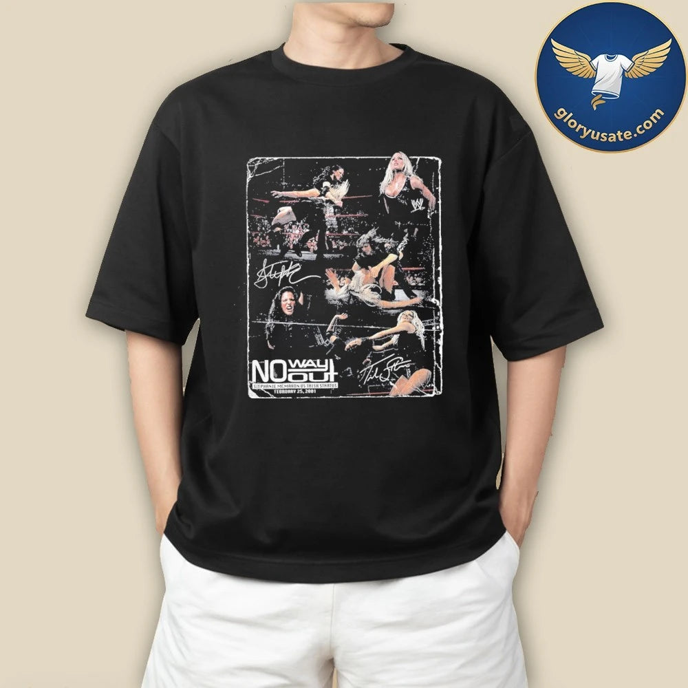 Stephanie McMahon vs Trish Stratus No Way Out Shirt