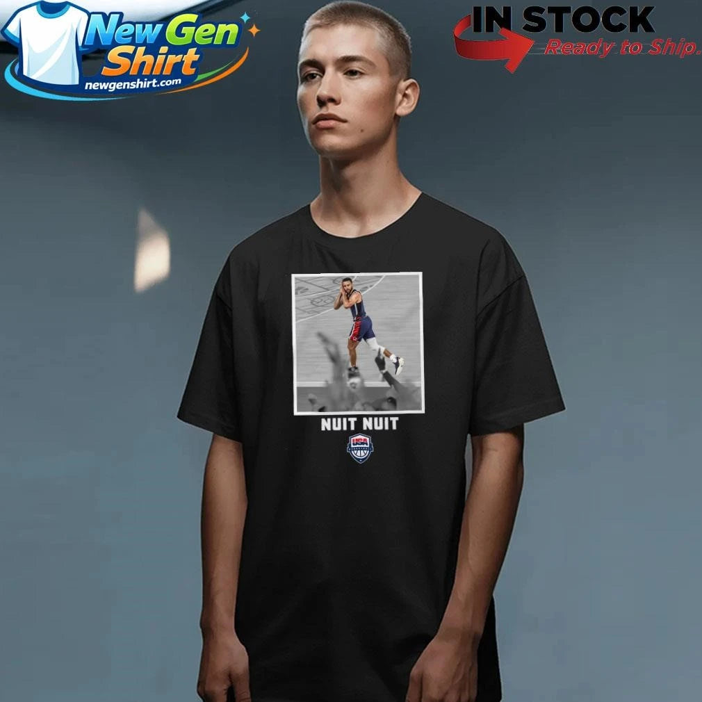 Stephen Curry USA Basketball Stadium Essentials Gold Medal Moments Night Night Shirt