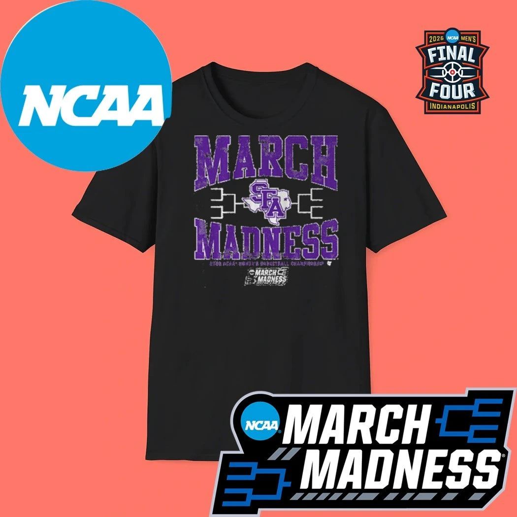 Stephen F. Austin Ladyjacks WBB 2026 NCAA Women’s Basketball Championship March Madness Logo Shirt