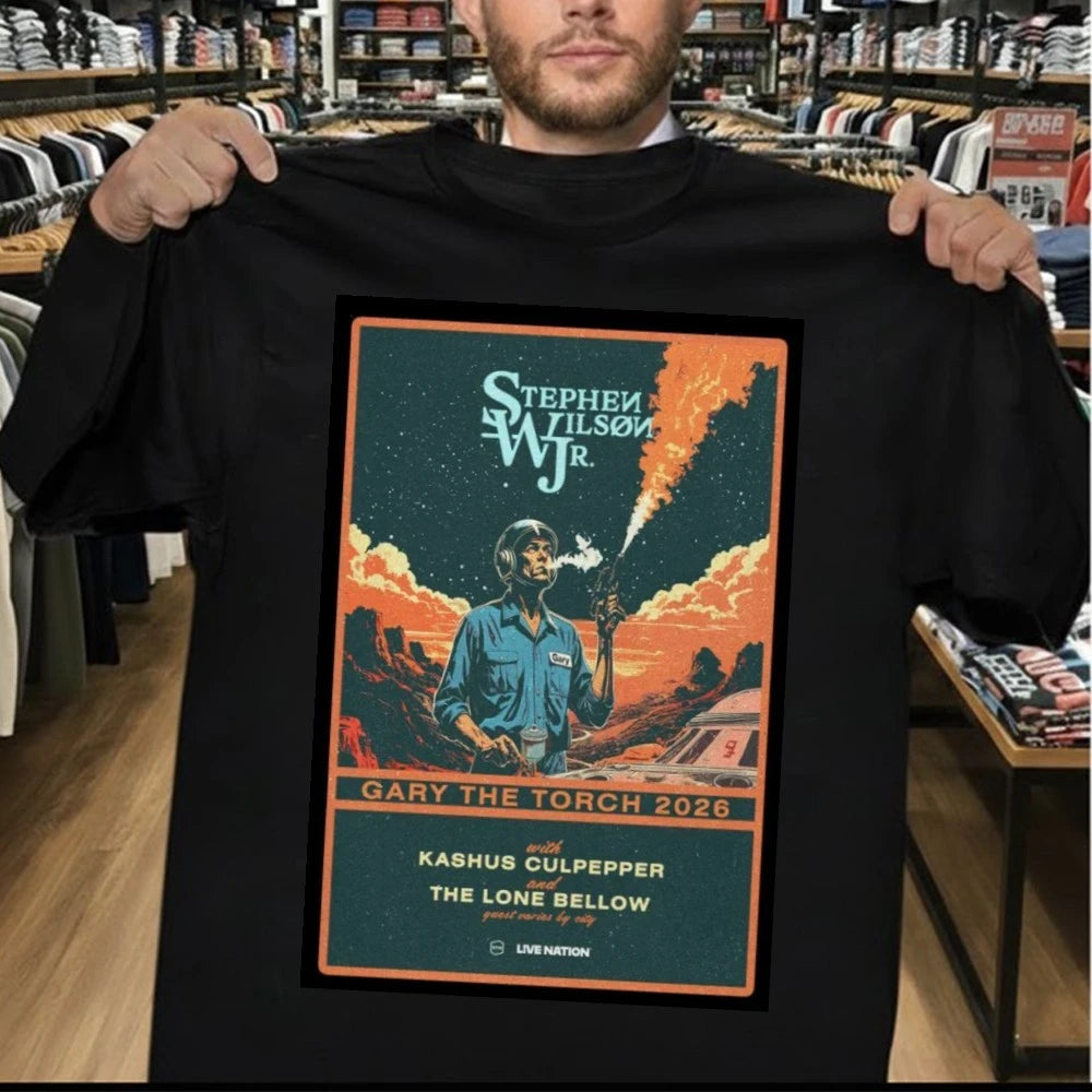 Stephen Wilson JR. Gary The Torch 2026 Tour Poster Shirt