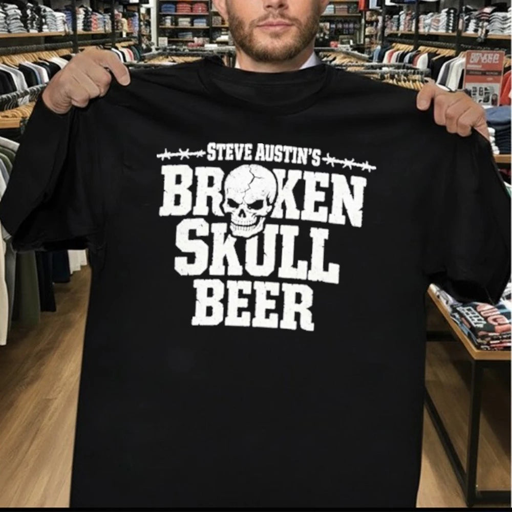 Steve Austin’s Broken Skull Beer Shirt