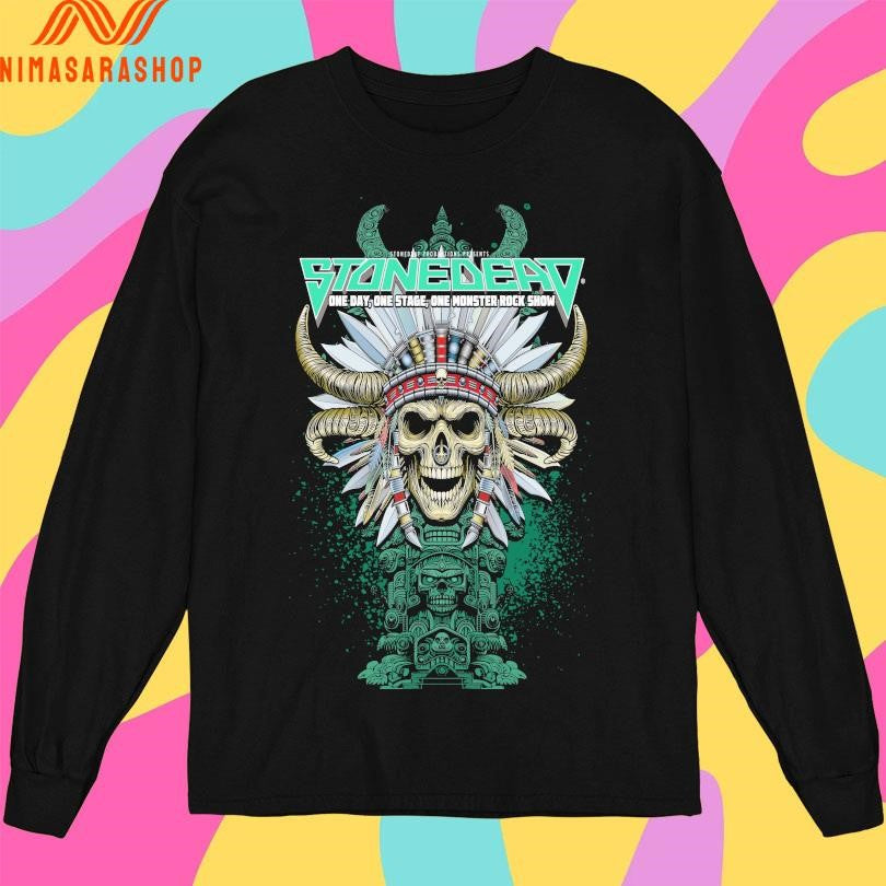 Stonedeaf Productions Presents Stonedead One Day One Stage One Monster Rock Show 2025 Event Skull Shirts