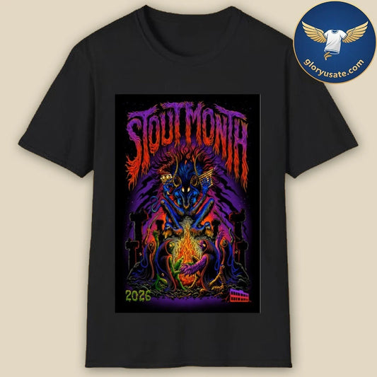 Stout Month 2026 – Fort George Brewery Poster Shirt
