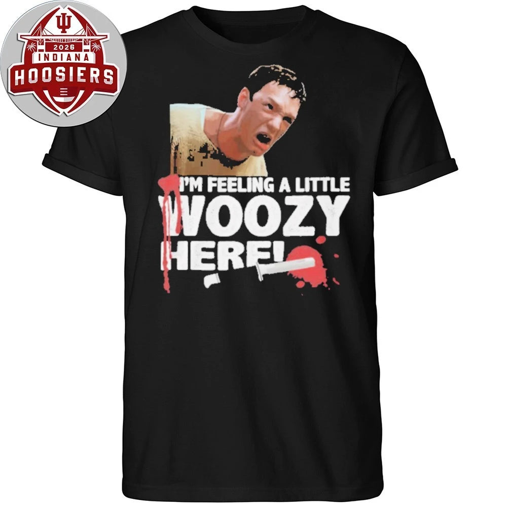 Stu Macher Im Feeling A Little Woozy Here Iconic Scream Movie Quote Holiday Gift Shirt