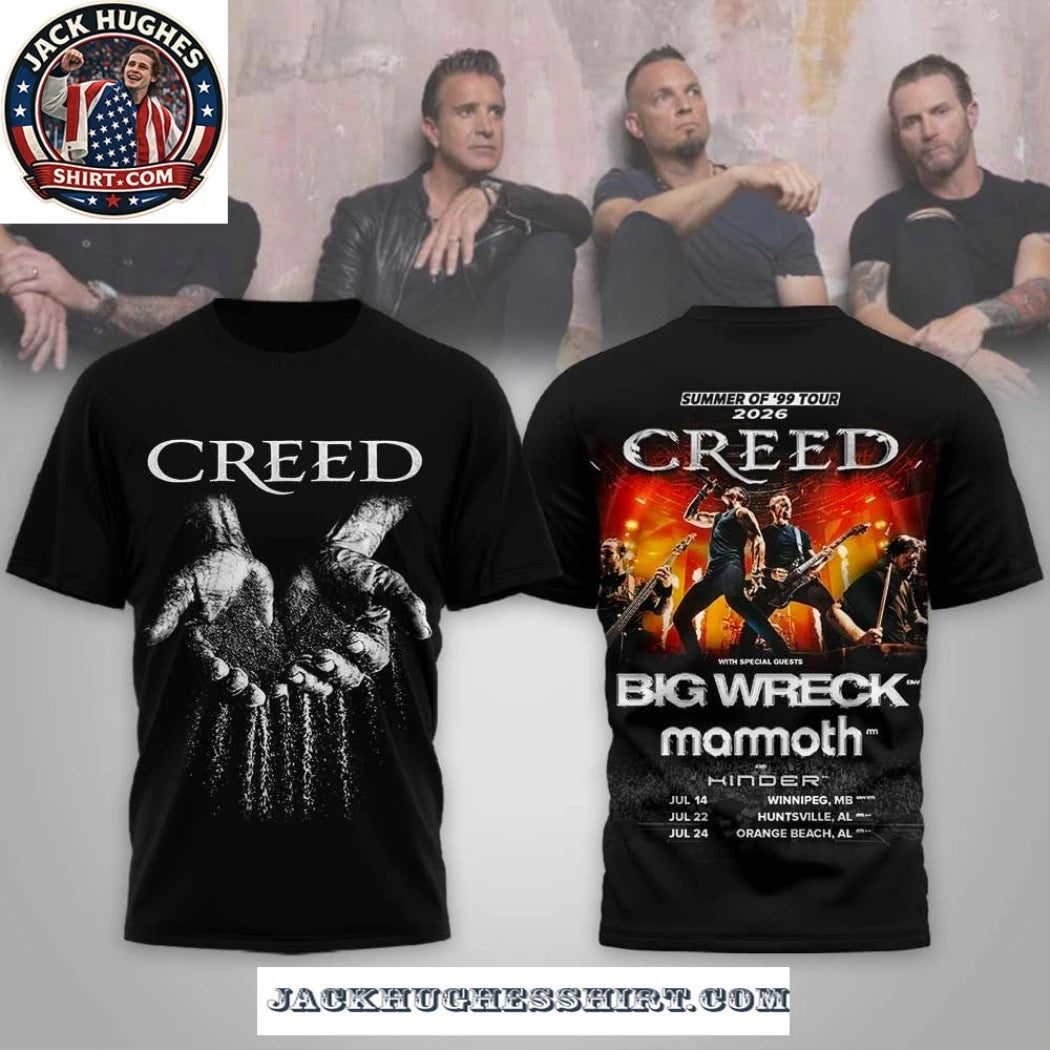 Summer Of ’99 Tour 2026 Creed T-Shirt