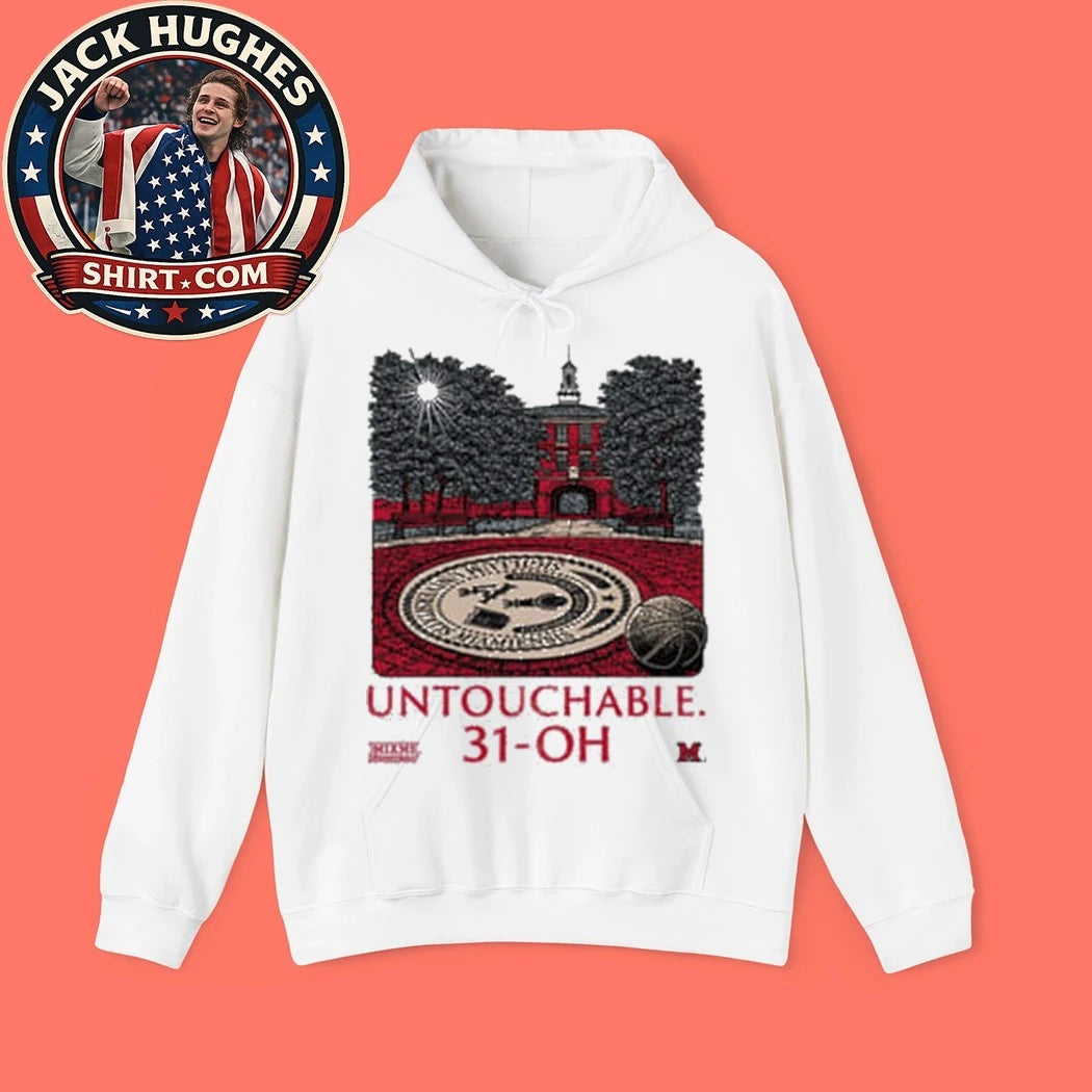 Summit Sportswear Miami RedHawks White Untouchable Logo T-Shirt