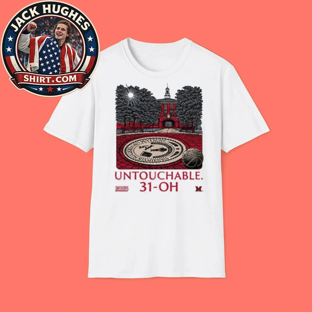 Summit Sportswear Miami RedHawks White Untouchable Logo T-Shirt