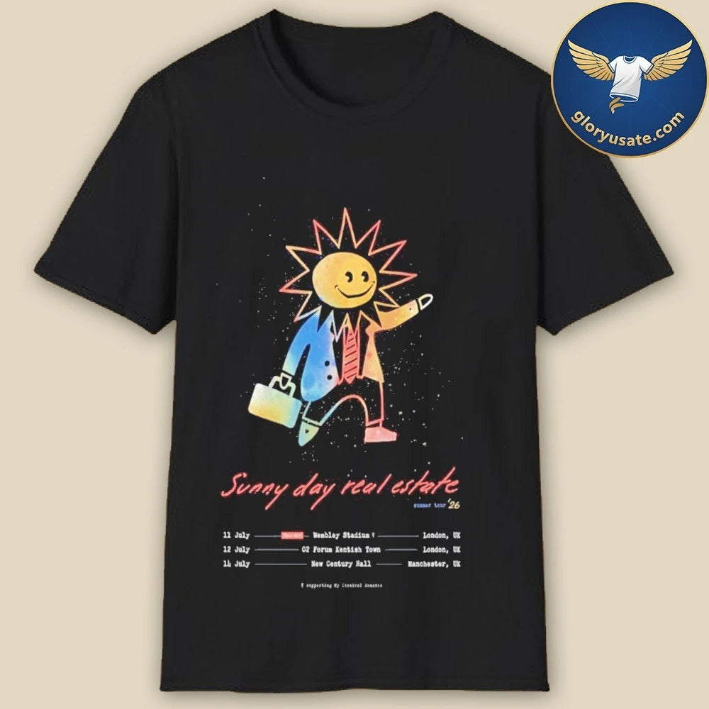Sunny Day Real Estate Summer Tour July 2026 Poster Shirt