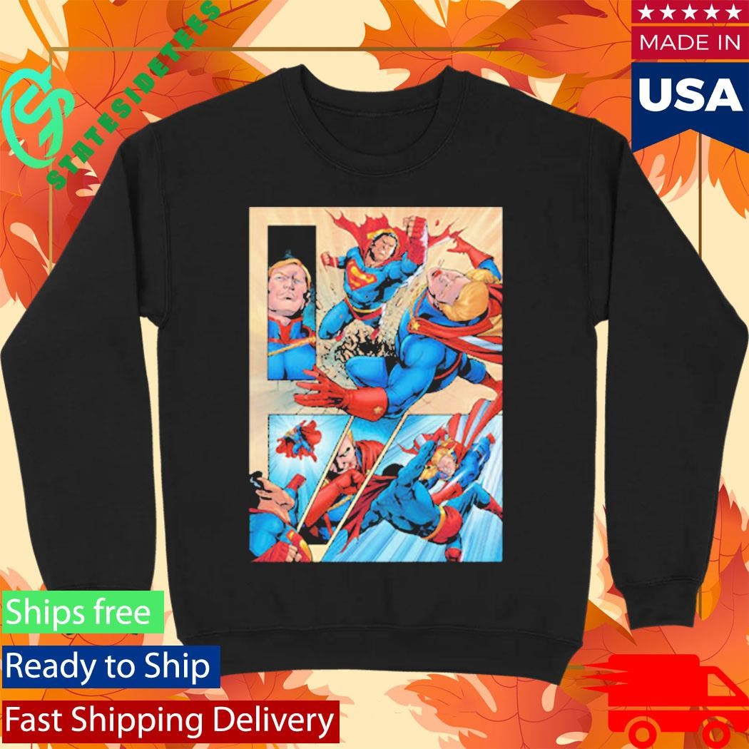Superman vs Homelander First Look In DC K.O. Boss Battle Comic Shirt