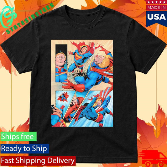 Superman vs Homelander First Look In DC K.O. Boss Battle Comic Shirt